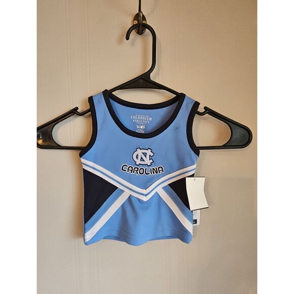 UNC Tarheels Colosseum Infant “cheer" Top Shirt 6-12 Months Carolina Blue Baby - Picture 1 of 6